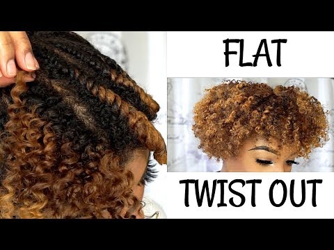 how-to-flat-twist-out-on-short-natural-hair-!