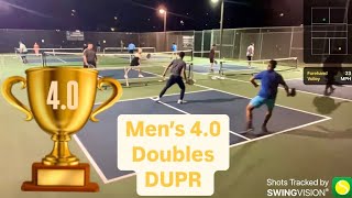 4.0 Men’s Doubles Pickleball | DUPR Event