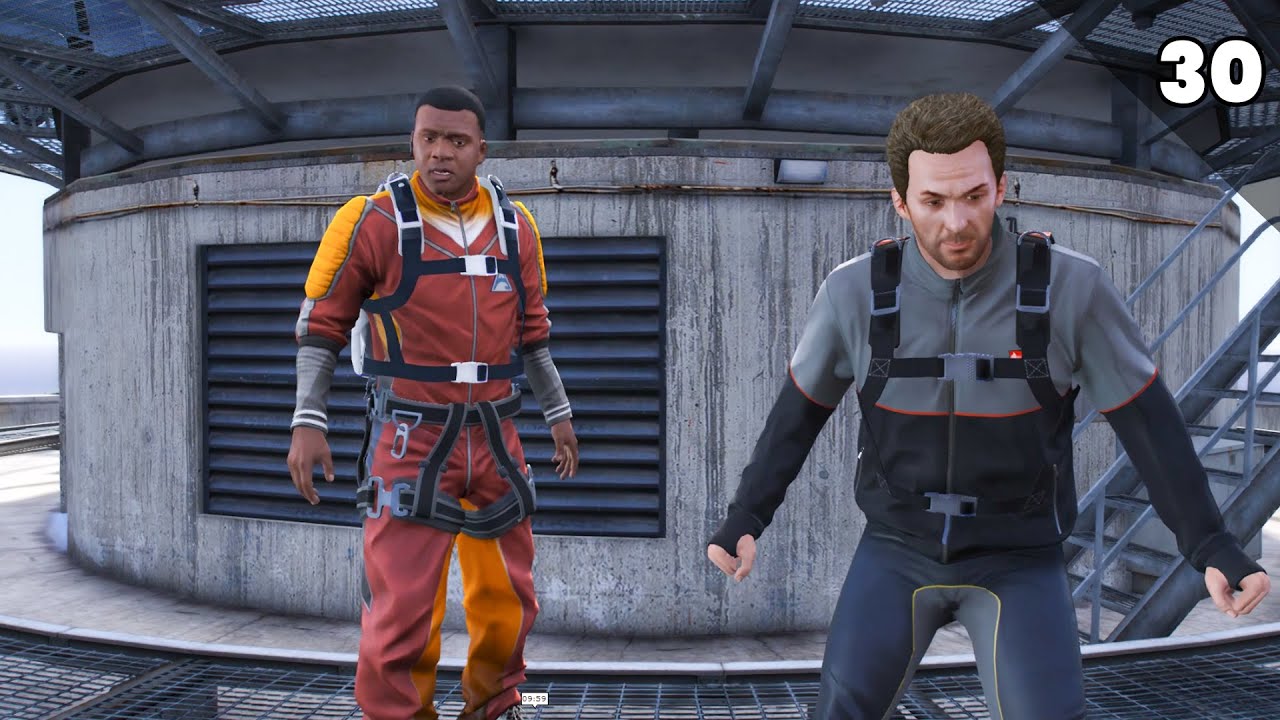 Franklin Steals a Helicopter & Jumps from the SKY! 😨🔥 | GTA 5