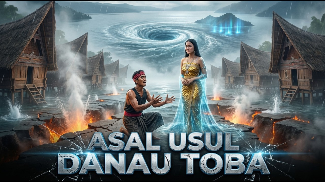 ASAL USUL DANAU TOBA DAN LEGENDA PULAU SAMOSIR KISAH PERKAWINAN PUTRI IKAN YANG BERUBAH JADI MANUSIA