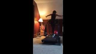 Uptown Funk treadmill dance (inspired by Carson Dean)