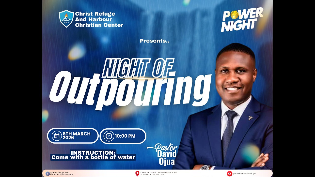 Night of Outpouring 🔥 Power Night with Pastor David Ojua | Live Miracle & Prayer Service