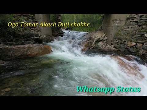 ogo-tomar-akash-duti-chokhe-||-whatsapp-status-video-||-fantic-editz