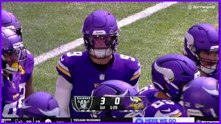 JJ McCarthy's first NFL Drive ends in an interception