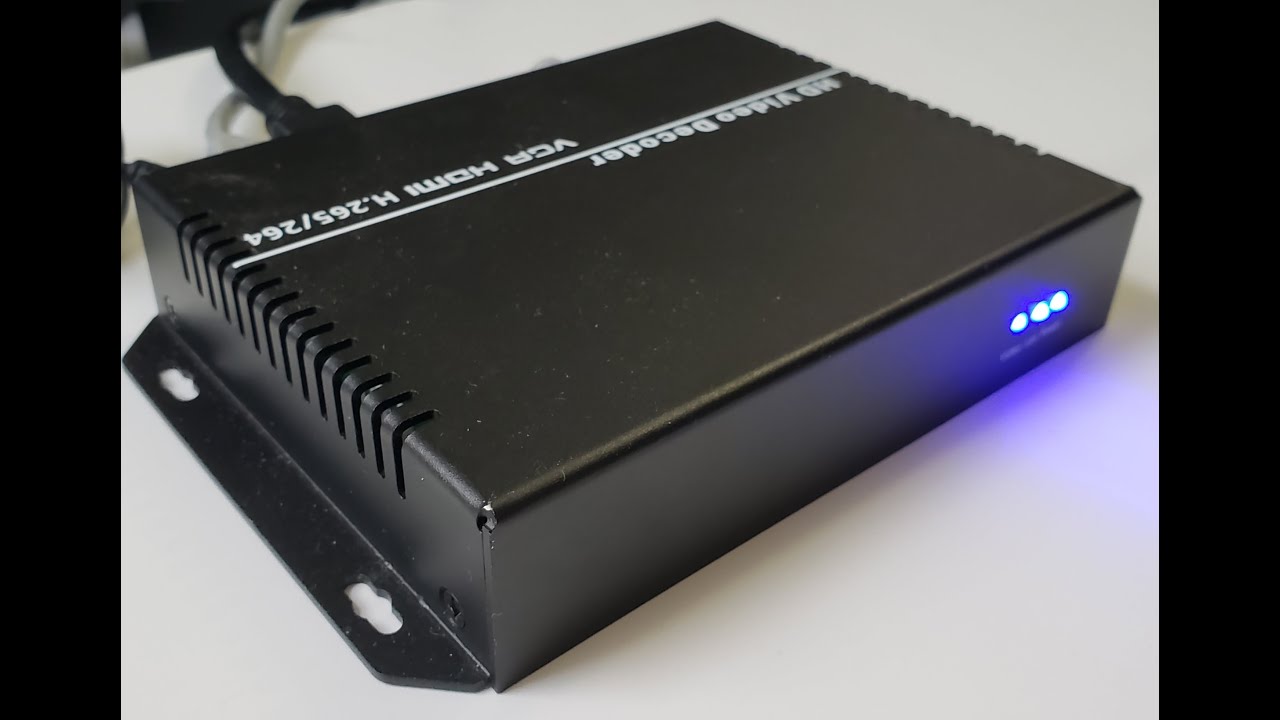 Uraytech Wireless Decoder SRT How To with Uraytech UHE265-1L and UHCVD265-1 - YouTube