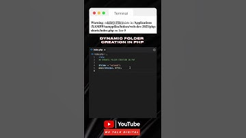 Dynamic Folder Creation using PHP | We Talk Digital #shorts