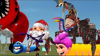 GooGoogaga vs Prototype vs Santa Monster! Nextbot Playground Mod Monster Battle (Mobile Gameplay)