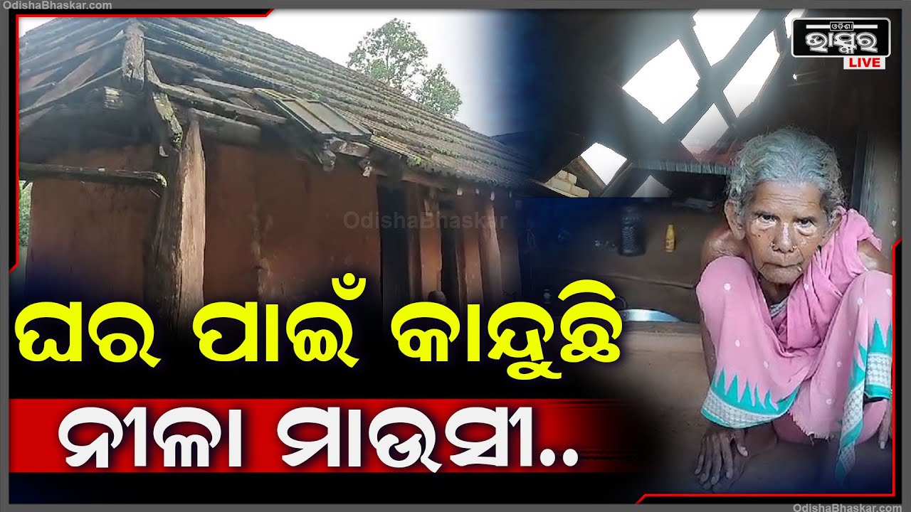 ଧୁଡୁଧୁଡିଆ ଚର୍ମକୁ ପାଟି ଖନି ବାଜିଯାଉଛି, ହେଲେ ଆଜିବି ଘର ଖଣ୍ଡିଏ ପାଇଁ ସଂଘର୍ଷ କରୁଛନ୍ତି ନିଳା ମାଉସୀ