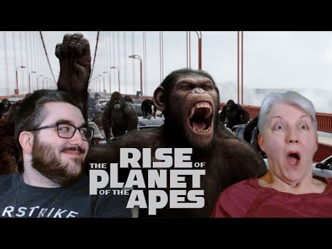 My Mom Watches RISE OF THE PLANET OF THE APES (2011) | Movie Reaction | First Time Watching