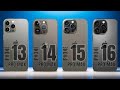 IPhone 13 Pro Max Vs 14 Pro Max Vs 15 Pro Max Vs 16 Pro Max | Specs Comparison