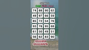 GENIUS CAN FIND ALL! Find 3 pairs of identical numbers/Dementia Prevention Quizzes/Tests.No346