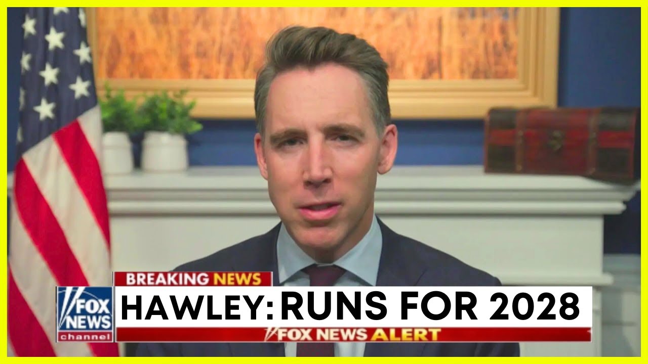 J. HAWLEY: RUNNING FOR PRESIDENT 2028 — THIS IS MY PROGRAM!