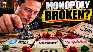Elon Musk Spent $8B to Break the AT&T, Verizon & T-Mobile Monopoly