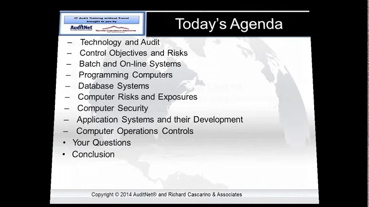 IT Audit Series Fundamentals of IT Audit