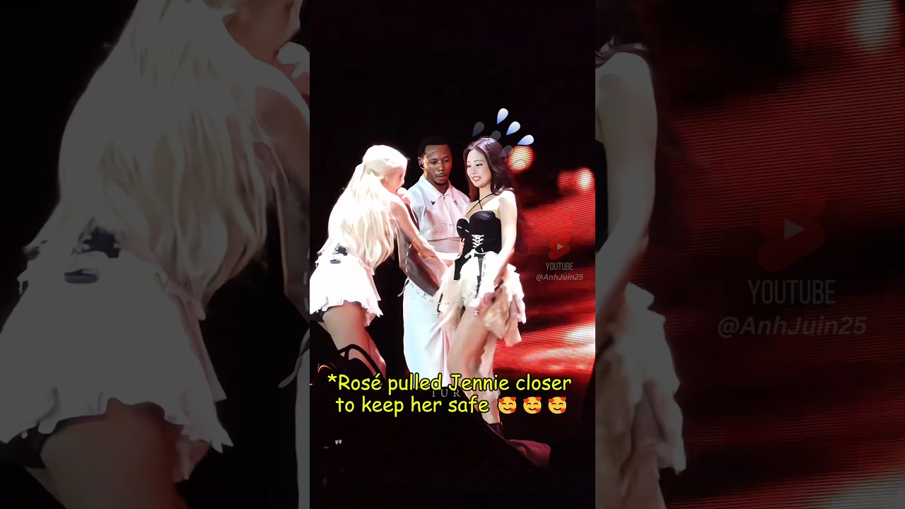 Rosé’s Quick Reflex Saved Jennie from the Stage Trap #blackpink #rosé #jennie
