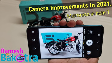 Micromax in Note 1 Camera Improvements After Software Update