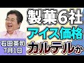 石田英司「大手製菓6社、アイスクリームで価格カルテル疑いで、公取委が立ち入り検査」「DeNAのスマホゲーム開発に15億円支援、経済産業省に疑問の声」「九州で『軽自動車タクシー』の運行開始」7月1日