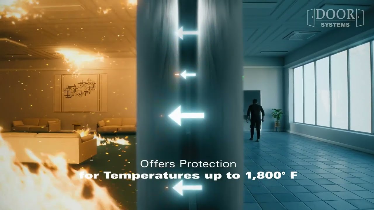 DSI FW119 Deployable Fabric Fire Wall | ASTM E119