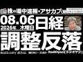 【朝株！(投資情報)】前夜のナスダックが下落。連動する日経平均も当然の調整反落となっている。この週末も決算に注目。場中(14:00)5801古河電工が決算発表。引け後には9984ＳＢＧの決算も控える。