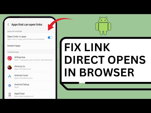 HOW TO FIX LINK DIRECT OPENS IN BROWSER PROBLEM - FULL GUIDE