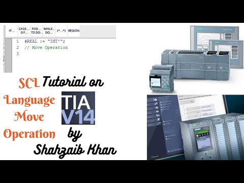 Siemens TIA Portal - Tutorial 50 SCL Language Move Value (PLC S71200, S71500)