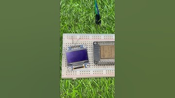 Heart Rate Sensor+ ESP32 +OLED Display #arduino #shorts #tech #diy #reels #unboxing #short #trending