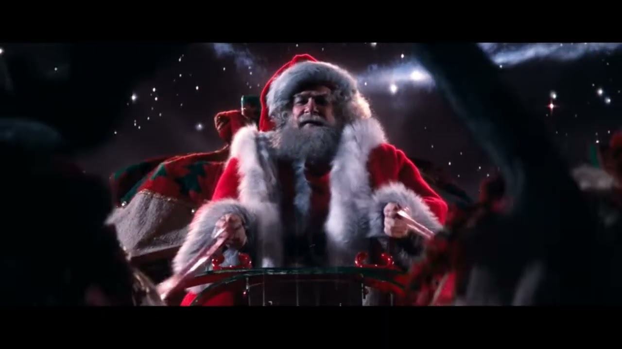 Santa Claus , La Pelicula (1985 ) cancion " En la Tierra hoy es Navidad " audio  mejorado STEREO.