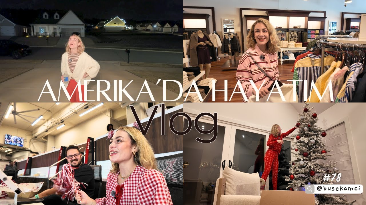 Amerika’da Hayat Akarken #78: Yeni Yıl Heyecanı Başladı, Amerikan Futbolu Izledik, Alışveriş