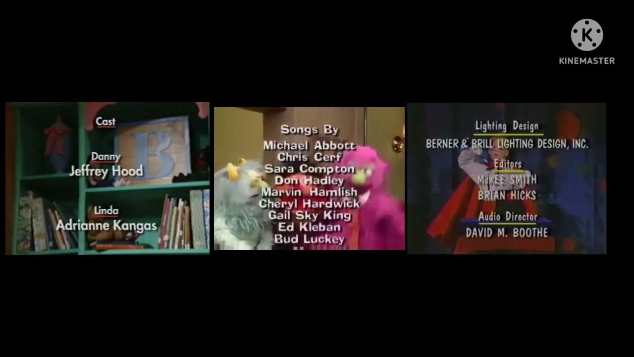 Barney And Friends 1997 2001 End Credits Barney and Sesame Street Credits Remix With Sesame Street Episode 1090