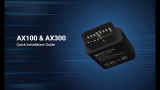 ATrack AX100/AX300 Quick Installation Guide