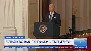 Biden calls for assault weapons ban | Morning in America