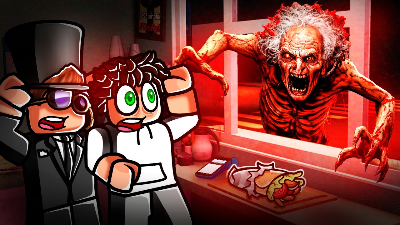 DON'T Serve the Wrong Customer Roblox Scary Shawarma Kiosk