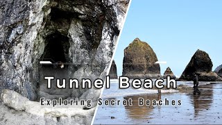 Tunnel Beach - Exploring Secret Beaches of the Oregon Coast