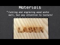 Zero to maker series  intro to laser cutter