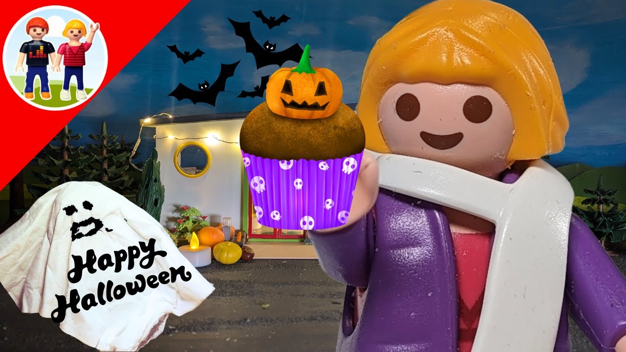 Happy Halloween | Halloween im Kindergarten | Playmobil Familie Sommer | Kinder | deutsch