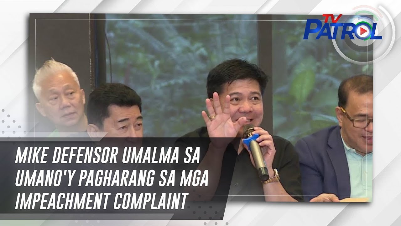Mike Defensor umalma sa umano'y pagharang sa mga impeachment complaint | TV Patrol
