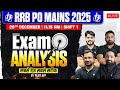 RRB PO Mains 2025 | RRB PO Mains Exam Analysis | RRB PO Mains Expected Questions &amp; Cutoff