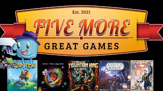 Five More Great Games: Cubitos, Magic Maze Mars, Hall of Mtn King, Eldritch Horror, Francis Drake