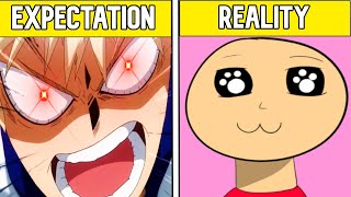Our Embarrassing Weeb Years | Simple Animations\/Drawings (Expectations Vs Reality)