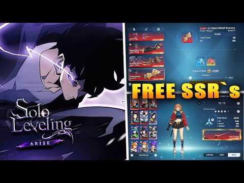 [Solo Leveling Arise] HOW to get FREE SSR WEAPONS for HUNTERS!!! Which FREE SSR Weapon to get FIRST!
