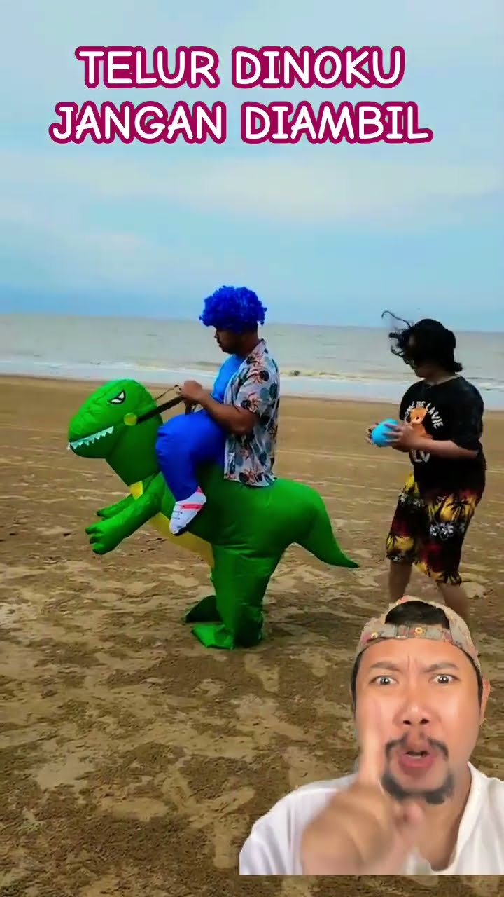 TELUR DINO!!!?? #funny #comedy #lucu