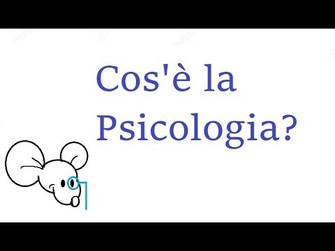 Video: Cos'è La Psicologia Sperimentale Come Scienza?