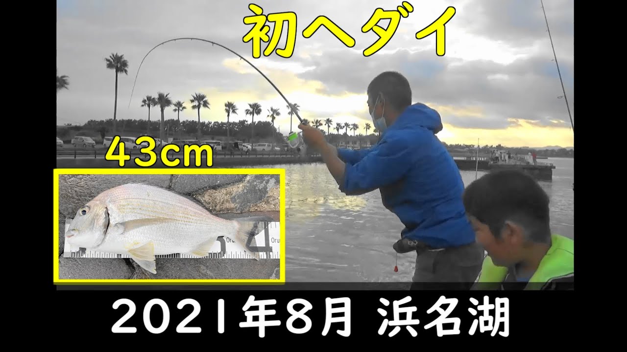 21年8月 浜名湖釣行 ヘダイ43cm Youtube