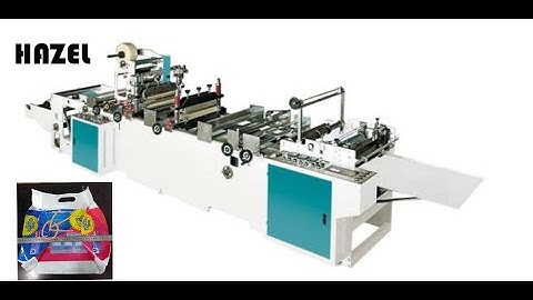 Diaper bag making machine with patch function