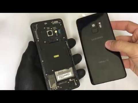 Samsung Galaxy S9 - Как снять заднюю стеклянную крышку