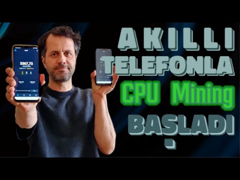 Akıllı telefon madenciliği başladı - Android telefonla kripto para mining - Android cpu mining