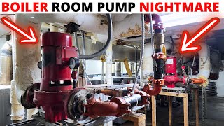 HVAC Emergency: Commercial LAARS Boiler Hydronic Circulating Pump NIGHTMARE (Boiler Pump Leak Water)