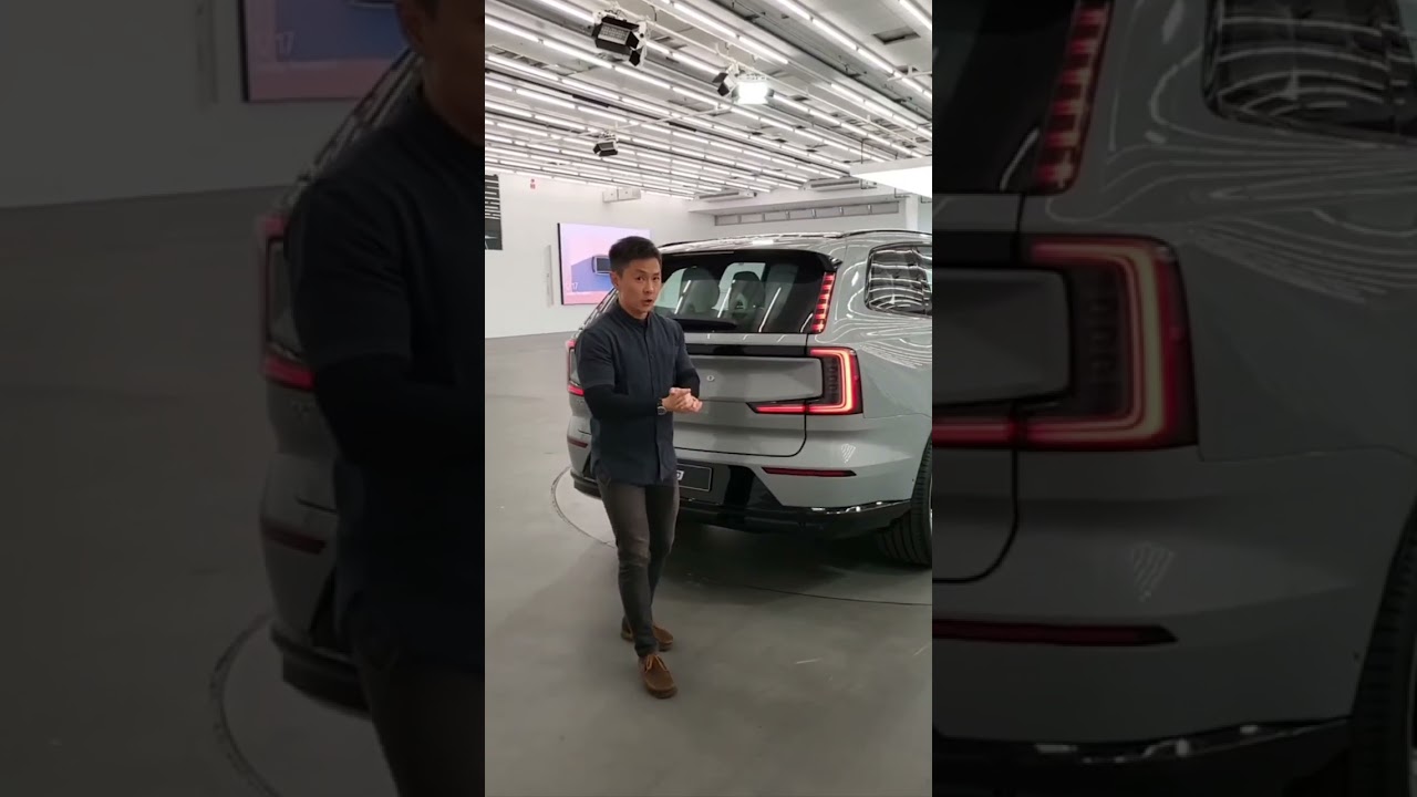 Checking out the new Volvo EX90 in Sweden! #shorts