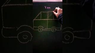 Easy Van Drawinglearneasydrawingnewtrendingviralshortsfypyoutubeshortsart