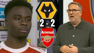 HEARTBREAK! 💔 Arsenal CONCEDE Last-Minute Goal vs Wolves (2-2) | Title Race SHOCK!